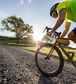 Bikepacking-Overnighter: Gravelbike-Tour von Mannheim nach Stuttgart – Etappe 1 (Mannheim - Sulzfeld) | © Land der 1000 Hügel - Kraichgau-Stromberg