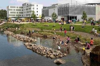 Bruchsals neues Quartier: die Bahnstadt