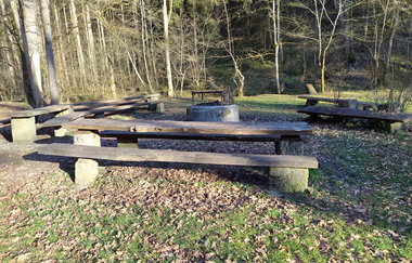 Grillplatz und Naturspielplatz an der Schmerach | © Hohenlohe Schwäbisch Hall