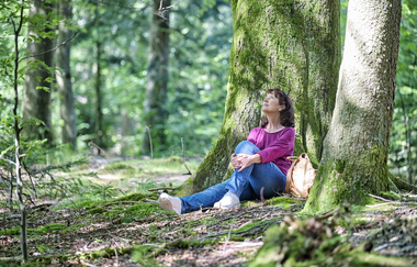 Waldbaden in der Ruhe des Waldes | © Hohenlohe + Schwäbisch Hall Tourismus e. V.