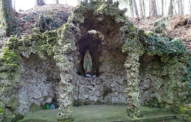 Lourdes-Grotte bei Bühlerzell | © Hohenlohe + Schwäbisch Hall Tourismus e. V.