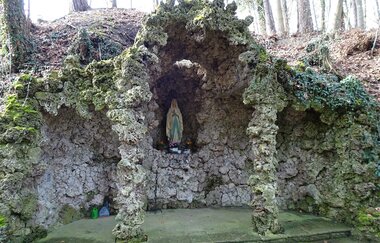 Lourdes-Grotte bei Bühlerzell | © Hohenlohe + Schwäbisch Hall Tourismus e. V.