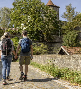 Wandern bei der Tannenburg in Bühlertann | © Hohenlohe + Schwäbisch Hall Tourismus e. V.