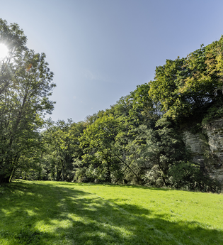 Felswände bei Eschenau im Bühlertal | © Hohenlohe + Schwäbisch Hall Tourismus e. V.