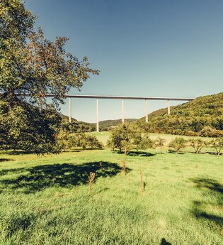 Etappe 2 Kochertalbrücke bei Braunsbach-Geislingen | © Arbeitsgemeinschaft Kocher-Jagst-Radweg