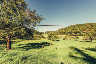 Etappe 2 Kochertalbrücke bei Braunsbach-Geislingen | © Arbeitsgemeinschaft Kocher-Jagst-Radweg