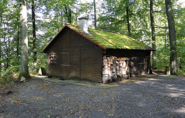 CB1 Wanderdreiklang Cleebronn | Hütte im Wald | © Neckar-Zaber-Tourismus e.V.