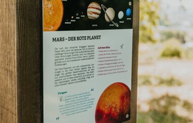Nahaufnahme eines Infoschildes | © Stadtverwaltung Crailsheim