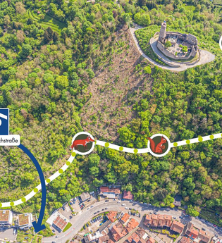 Der Grüffelo-Pfad in Weinheim