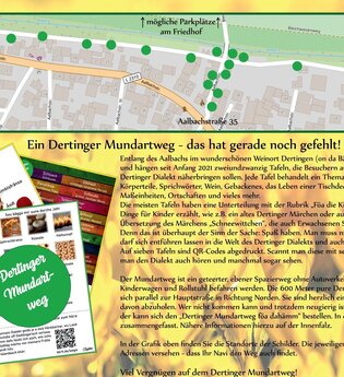 Dertinger Mundartweg | © Mundartweg Dertingen