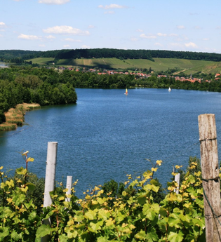 Durch die schwäbische Toskana | © Touristikgemeinschaft Hohenlohe, Künzelsau / Breitenauer See