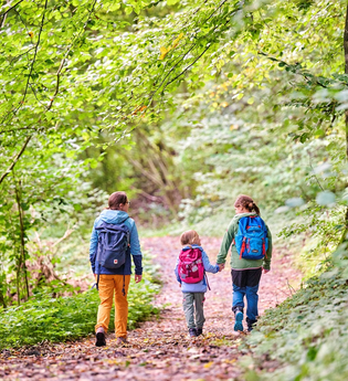 Familie wandert | © Touristikgemeinschaft Hohenlohe e. V. | Florian Trykowski