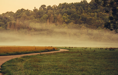 Etappe 4 - Der Kocher-Jagst-Radweg im Nebel | HeilbronnerLand | © Arbeitsgemeinschaft Kocher-Jagst-Radweg