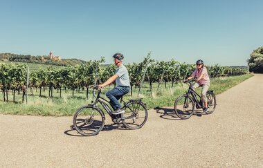 Unterwegs auf dem Württemberger Weinradweg | HeilbronnerLand | © Touristikgemeinschaft HeilbronnerLand