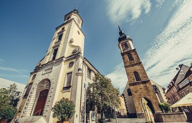 Etappe 5 Stadtkirche in Crailsheim | © Arbeitsgmeinschaft Kocher-Jagst-Radweg