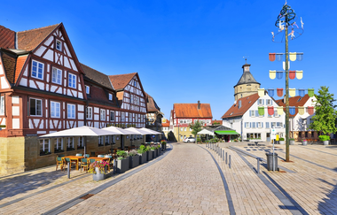Marktplatz Neuenstein | © Touristikgemeinschaft Hohenlohe e. V. | Andi Schmid