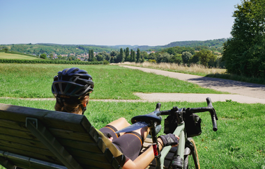 kurze Pause auf dem Hügelsofa | © Kraichgau-Stromberg Tourismus e.V.