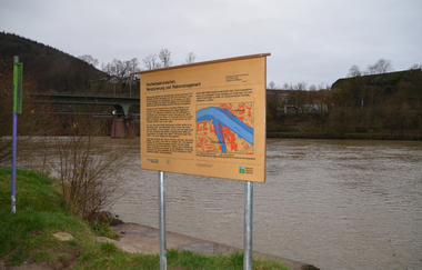 Hochwasserpfad Neckargemünd | © Landratsamt Rhein-Neckar-Kreis