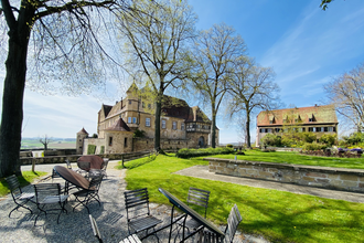 Burg Stettenfels mit Biergarten | HeilbronnerLand | © Burg Stettenfels GmbH