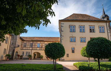 Schloss Schrozberg: Innenhof | © Hohenlohe Schwäbisch Hall
