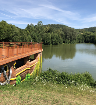 KB4 - Kürnbach Seerundweg  #Schwarzrieslingdorf | © Land der 1000 Hügel - Kraichgau-Stromberg