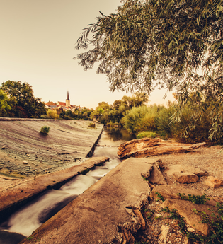 Wehr in Hardthausen am Kocher | HeilbronnerLand | © Arbeitsgemeinschaft Kocher-Jagst-Radweg