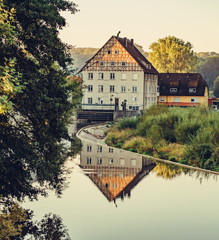 Jagstal bei Jagsthausen | Jagsttal - Kocher-Jagst-Radweg | HeilbronnrLand | © Arbeitgemeinschaft Kocher-Jagst-Radweg