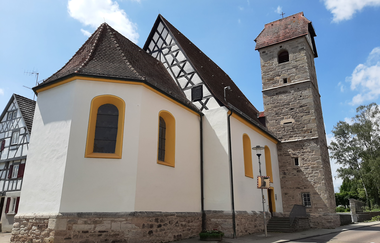 Gangolfkapelle in Bühlertann | © Hohenlohe + Schwäbisch Hall Tourismus e. V.