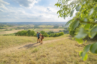 Kocher-Jagst-Trail:  Aussicht am Einkorn bei Schwäbisch Hall | © Hohenlohe + Schwäbisch Hall Tourismus e. V.