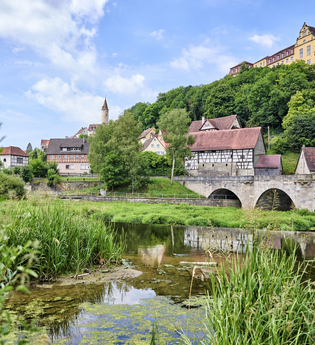 Stadtkulisse Kirchberg an der Jagst | © Hohenlohe + Schwäbisch Hall Tourismus e. V.