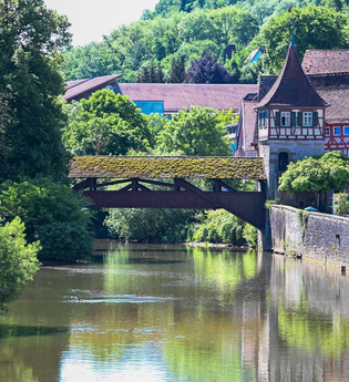 Holzbrücke in Schwäbisch Hall | © Hohenlohe Schwäbisch Hall
