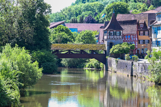 Holzbrücke in Schwäbisch Hall | © Hohenlohe Schwäbisch Hall