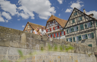 Blick auf die Altstadt Schwäbisch Hall | © Hohenlohe + Schwäbisch Hall Tourismus e. V.