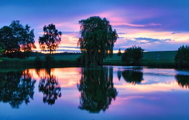 Billingsbacher Stausee am Kochersteig | © Hohenlohe Schwäbisch Hall