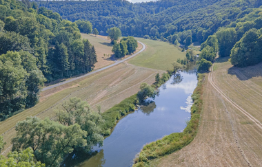 Kocher-Jagst-Trail: Blick ins Jagsttal | © Hohenlohe + Schwäbisch Hall Tourismus e. V.