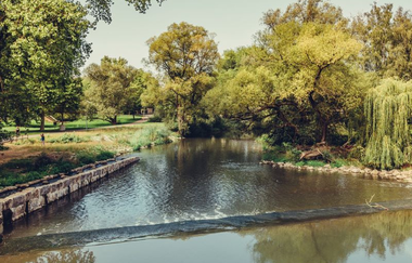 An der Jagst in Crailsheim | © Arbeitsgemeinschaft Kocher-Jagst-Radweg