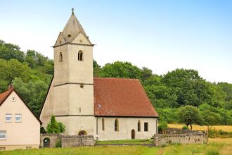 Sankt Gangolf-Kapelle Neudenau | am Kocher-Jagst-Radweg | HeilbronnerLand | © Arbeitsgemeinschaft Kocher-Jagst-Radweg