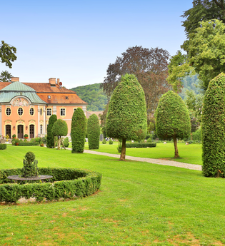 Schloss Assumstadt  bei Möckmühl | HeilbronnerLand | © Arbeitsgemeinschaft Kocher-Jagst-Radweg / Andi Schmid