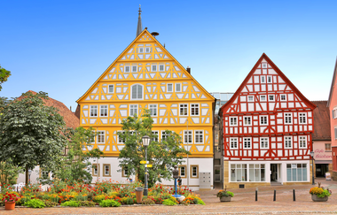 Fachwerkhäuser in Möckmühl |  HeilbronnerLand | © Arbeitsgemeinschaft Kocher-Jagst-Radweg / Andi Schmid