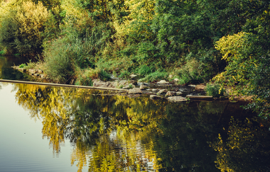 Jagstal bei Jagsthausen | Jagsttal - Kocher-Jagst-Radweg | HeilbronnrLand | © Arbeitsgemeinschaft Kocher-Jagst-Radweg