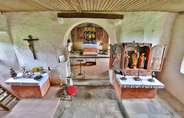 Sankt Gangolf_Kapelle Neudenau | am Kocher-Jagst-Radweg |HeilbronnerLand | © Arbeitsgemeinschaft Kocher-Jagst-Radweg