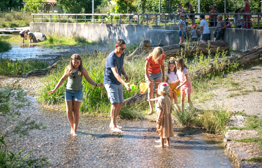 Katzentalbach im Rathauspark | Nordheim | HeilbronnerLand | © Gemeinde Nordheim