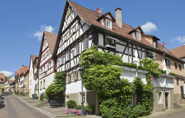 Altstadt von Gundelsheim mit Fachwerkhäusern | © Stadt Gundelsheim