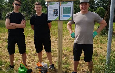 Natur-Erlebnis-Pfad auf dem Kraichradweg | © Land der 1000 Hügel - Kraichgau-Stromberg
