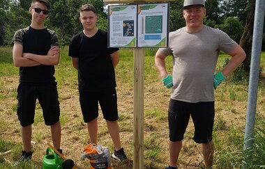 Natur-Erlebnis-Pfad auf dem Kraichradweg | © Land der 1000 Hügel - Kraichgau-Stromberg