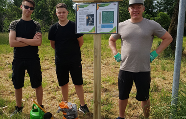 Natur-Erlebnis-Pfad auf dem Kraichradweg | © Land der 1000 Hügel - Kraichgau-Stromberg
