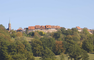 Blick auf Dilsberg / Neckargemünd / Odenwald | © Touristikgemeinschaft Odenwald e.V.