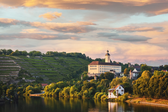 Gundelsheimer Himmelreich & Schloß Horneck im Neckartal | HeilbronnerLand | © Touristikgemeinschaft HeilbronnerLand