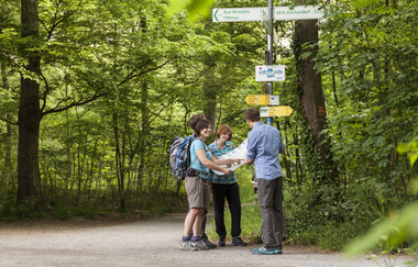 Gut orientiert - Wanderwegebeschilderung HeilbronnerLand | © Touristikgemeinschaft HeilbronnerLand