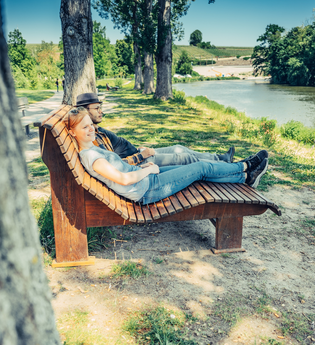 Kiesplatz Lauffen a.N. Pause | HeilbronnerLand | © Touristikgemeinschaft HeilbronnerLand e.V.